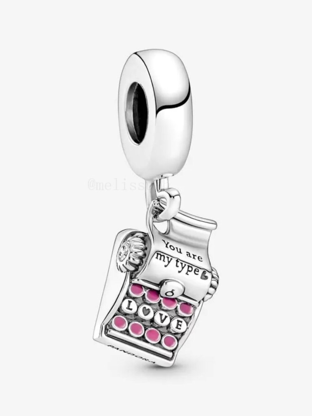Pandora Typewriter Dangle Charm